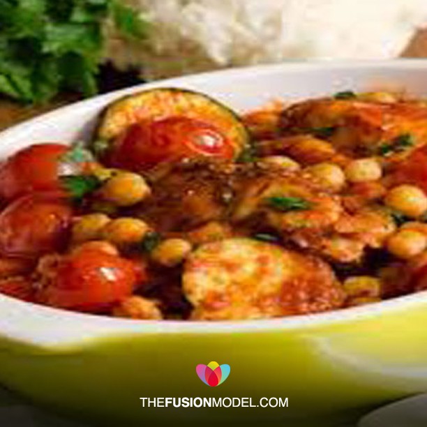 Chicken Stew with Chickpeas and Plum Tomatoes