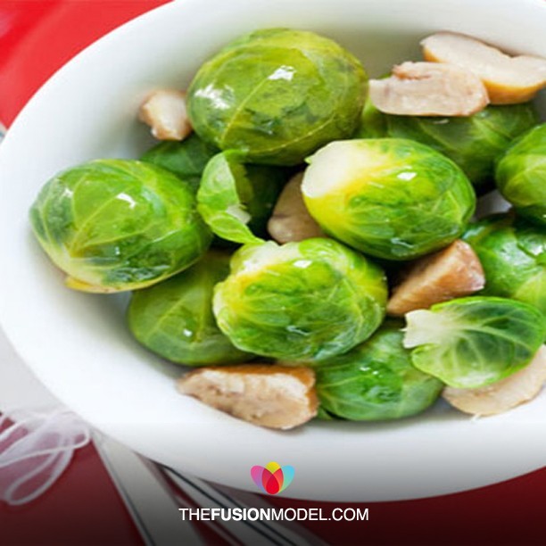 Christmas Brussels Sprouts With Chestnuts